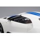 TOPSPEED TS0093 FORD GT Forzen White w/ Lightning Blue Stripe (999 ex)
