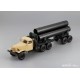 DIP MODELS 115705 ZIL-157/TV-5 Truck with trailer for delivery big pipes (Beige)