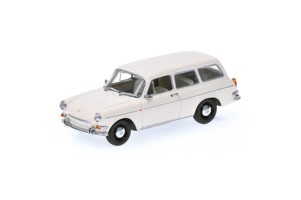 Minichamps Maxichamps Volkswagen 1600 Beige 1966 - Miniature 1/43 Neuve