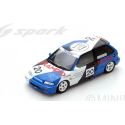 SPARK SA132 HONDA Civic EF3 no. 20, 3rd Grp3 Macau Guia Race 1990 - Tomohiko Tsutsumi (300 ex)