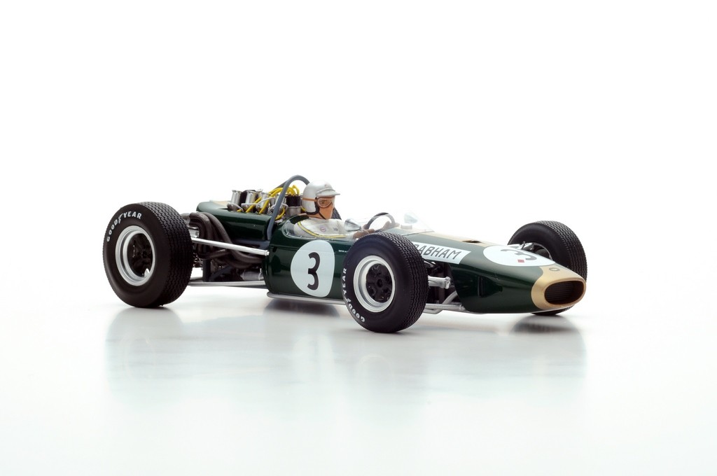 Spark 18s223 1/18 1966 BRABHAM BT19 Jack Brabham World Champion F1 Model 