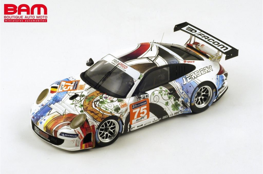 Spark 1/43 – Porsche 911 GT3 997 #75 – Le Mans 2014 – Prospeed Competition