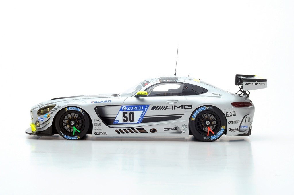 Spark Mercedes GT3 AMG 1/43 – #50 Nürburgring 2017, Modèle SG319