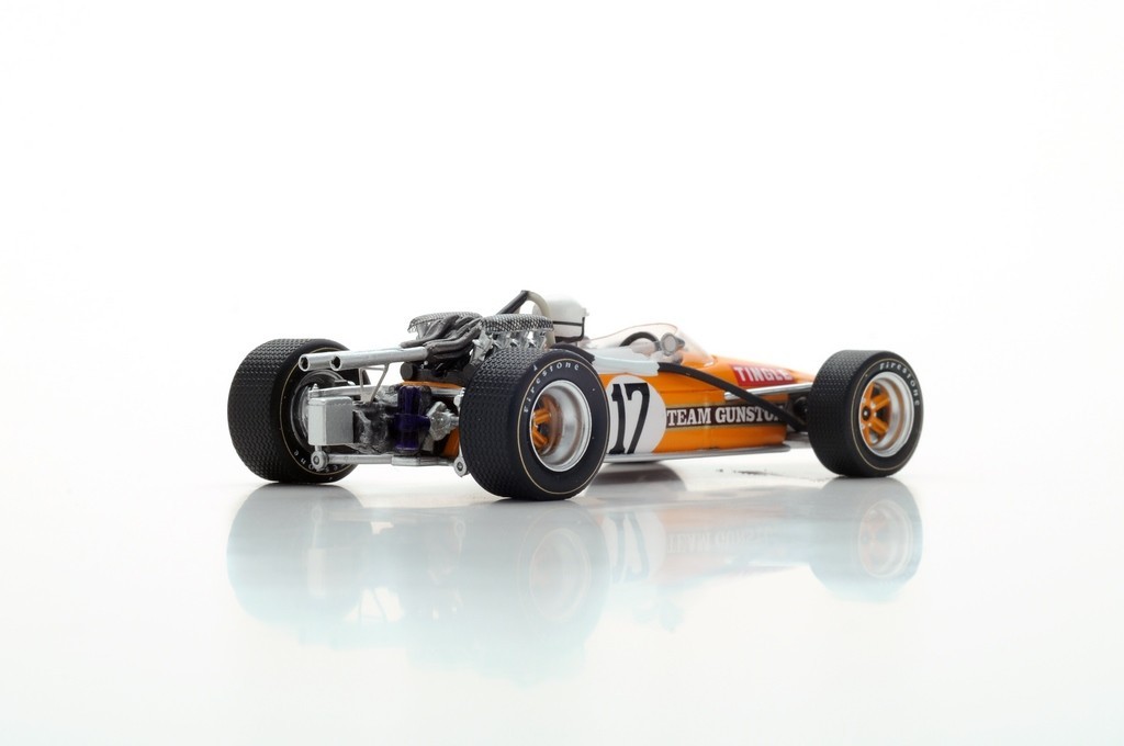 Brabham BT24 F1 Afrique du Sud 1968 Jochen Rindt Spark S4337 - Miniatures Autos Motos