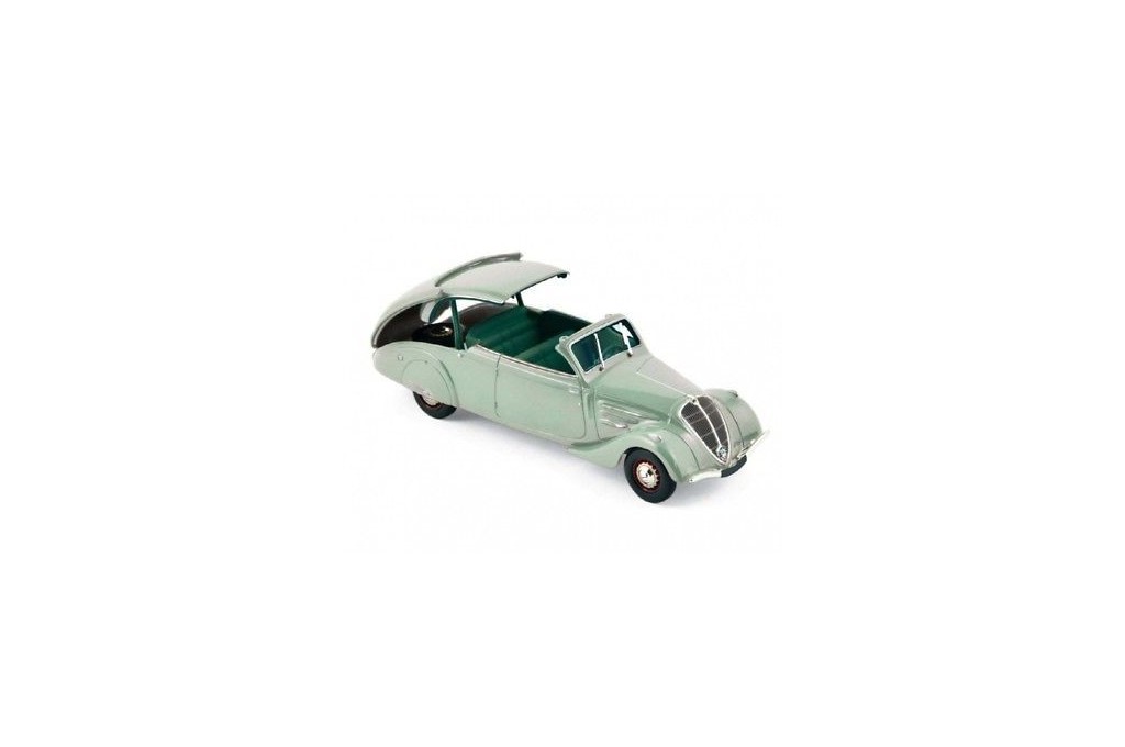 Miniature Paradcar 1/43 – Peugeot 202 Eclipse 1937 – Bleu Marine – Collection France