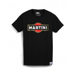 TSHIRT Martini Vintage Logo Noir 