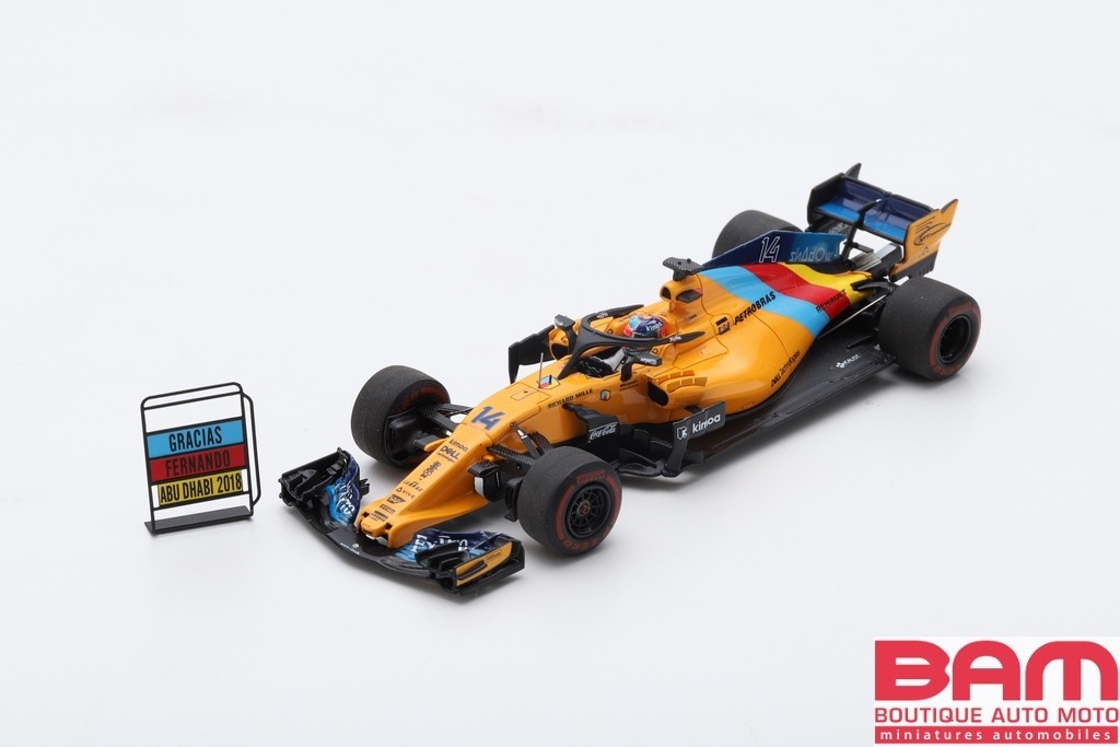 SPARK S6069 MCLAREN F1 Team N°14 GP Abu Dhabi 2018 McLaren