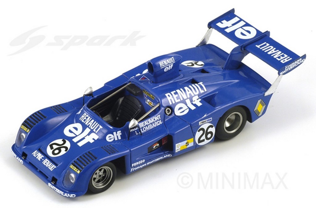 スロットカー　1/32 Renault Alpine A441 Le Mans 1975 elf #26(ブルー) [132049M] ALPINE A441 LE MANS 1975 N°26 - Boutique Auto Moto / SPARK