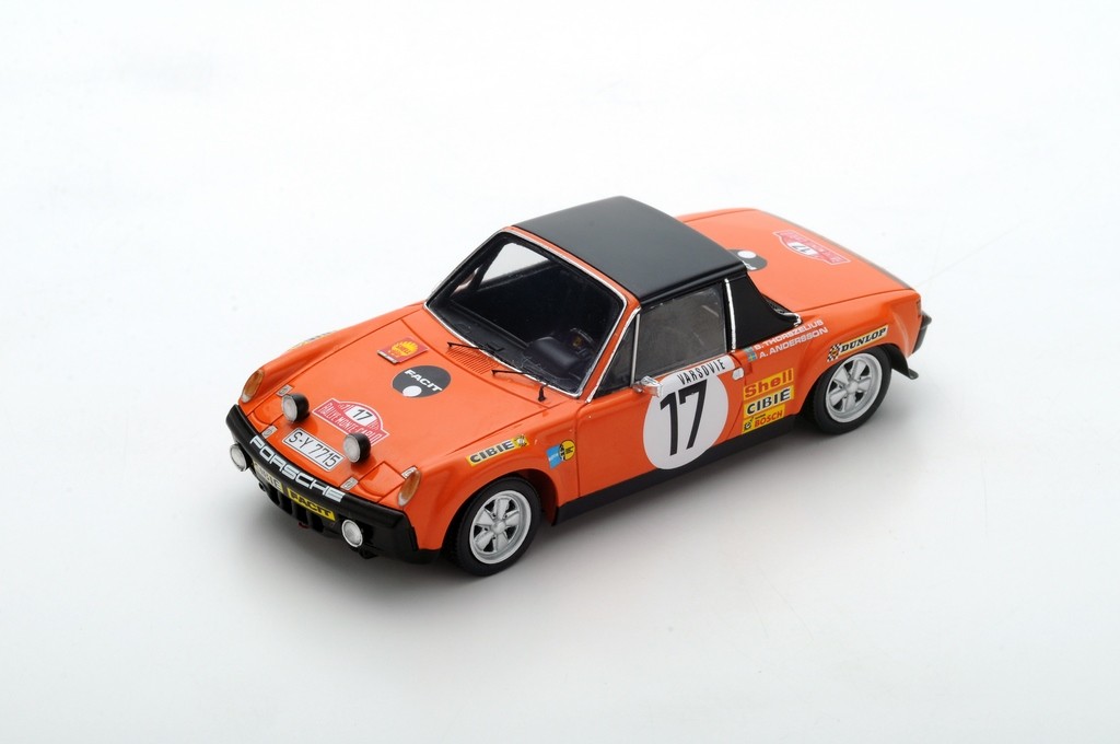 SPARK S5584 PORSCHE 914/6 NO. 17 Rally Monte Carlo 1971 - Å