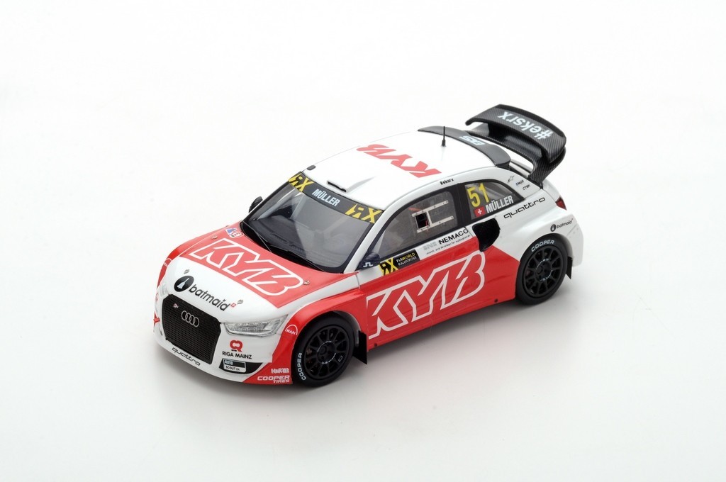 Miniature Spark 1/43 – Audi S1 EKS RX Quattro N°51 WRX 2017 – Nico Müller