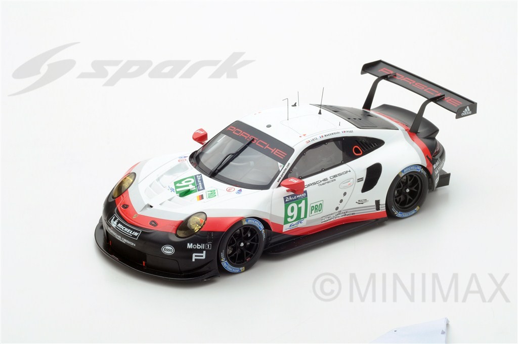 SPARK 18S329 PORSCHE 911 RSR N°91 - Porsche GT Team-20ème Le Mans