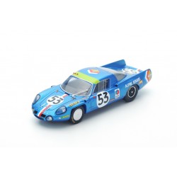S4374 ALPINE A210 n°53 11ème Le Mans 1968 B. Wollek - C. Ethuin