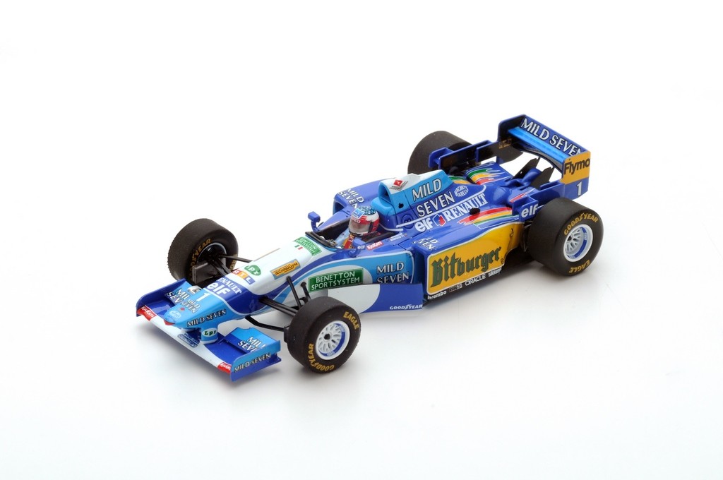 SPARK S4775 BENETTON B195 N°1 1995- Vainqueur GP Monaco- Michael