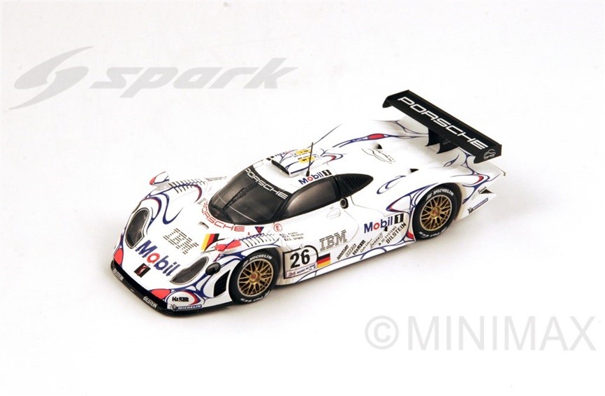SPARK 87LM98 PORSCHE 911 GT1 N°26 Vainqueur 24H Le Mans 1998