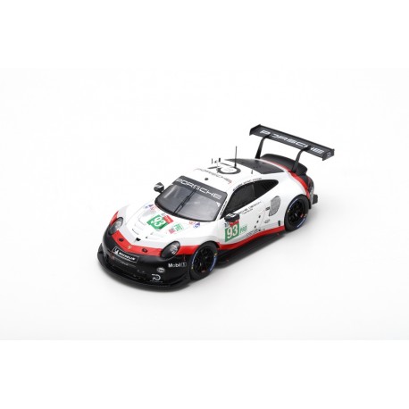 SPARK 18S403 PORSCHE 911 RSR N°93 Porsche GT Team 27ème 24H Le Mans 2018 Pilet -Tandy-Bamber