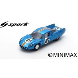 SPARK S5492 ALPINE A210 N°45 24H Le Mans 1966 G. Verrier - R. Bouharde
