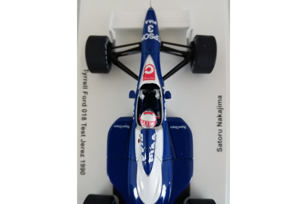 SPARK TR007 TYRRELL Ford 018 TEST JEREZ 1990 Satoru Nakajima
