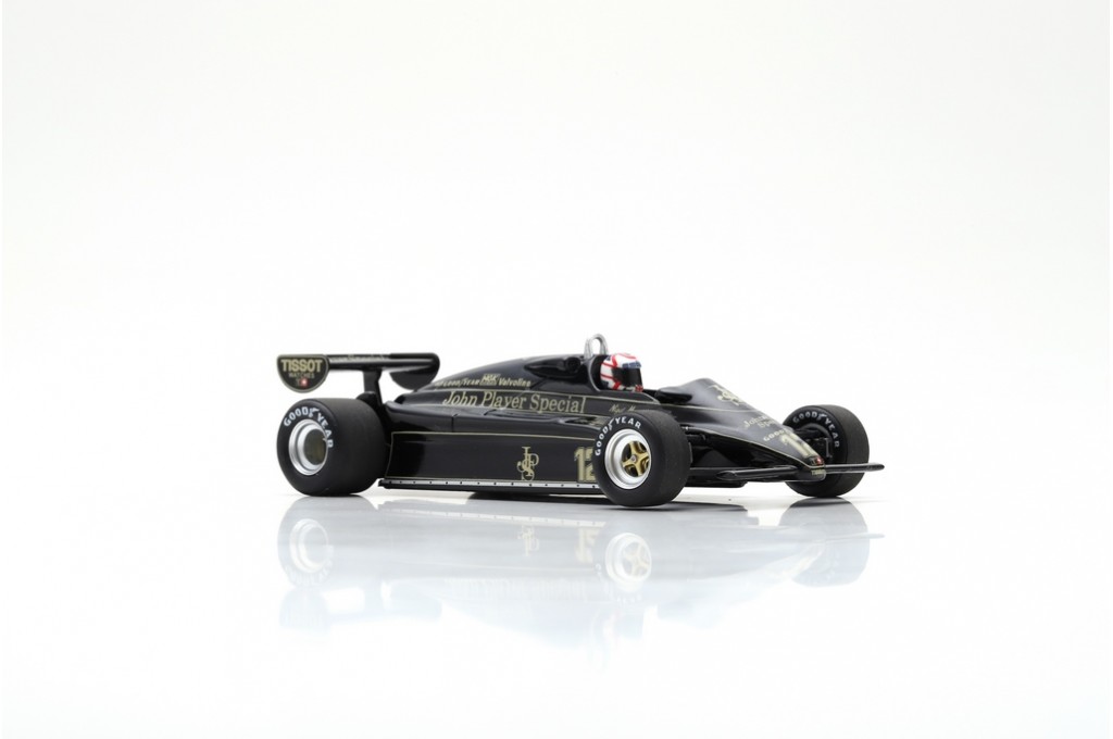 Miniature LOTUS 91 F1 - GP BRITISH 1982 (NIGEL MANSELL) 1/18 Tecnomodel
