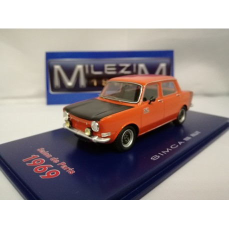 MILEZIM By Spark Z0028 SIMCA 1000 Rallye Rouge-1970 (1/43)