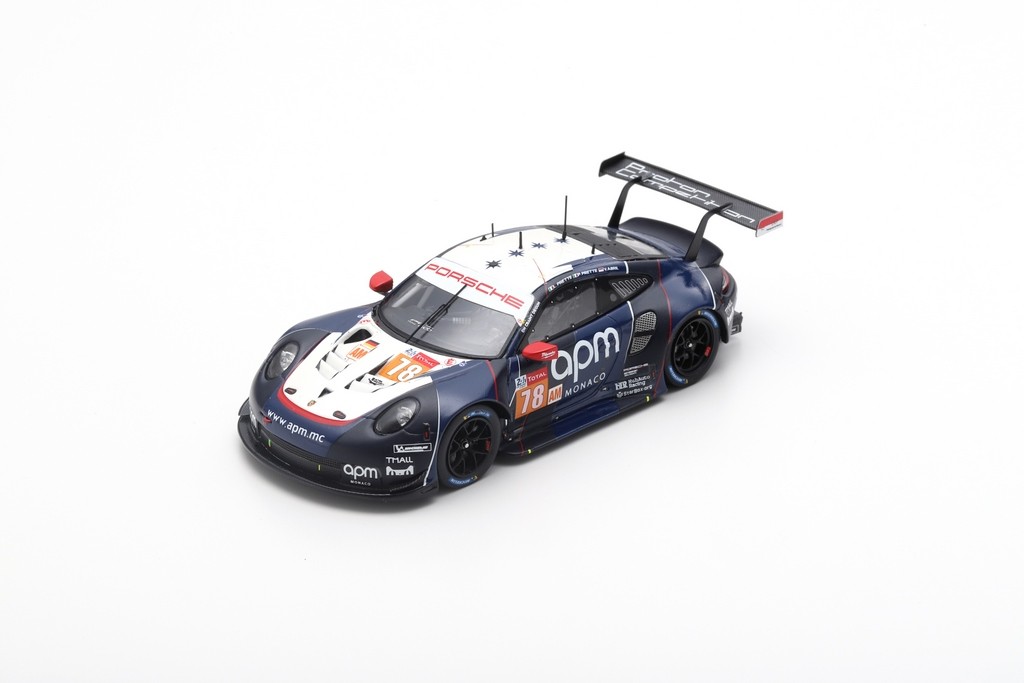 Spark Porsche 911 RSR Proton Racing #78 - 24h Du Mans 2019 - 1/43 Neuve