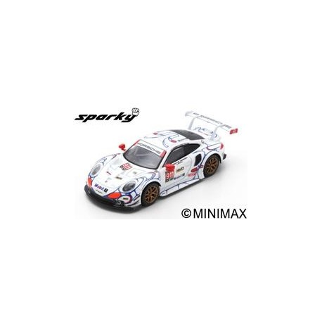 SPARK Y135 PORSCHE 911 RSR N°911 Porsche GT Team Vainqueur GTLM class Petit Le Mans 2018 P. Pilet - N. Tandy - F. Makowiecki
