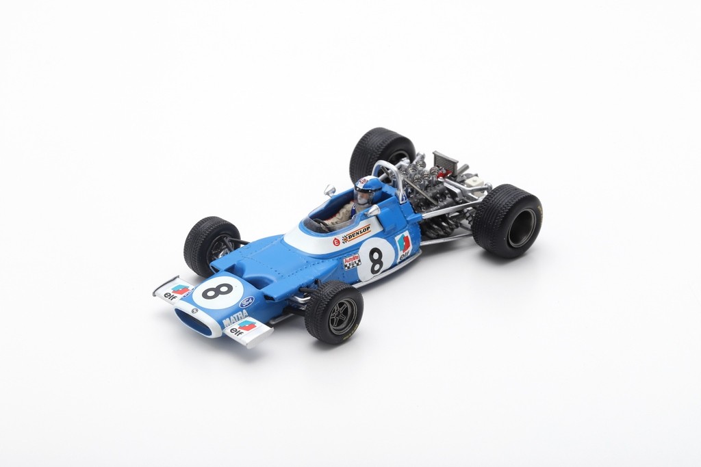 スパーク製　マトラＭＳ８０　1／１８　１９６９フランスグランプリ　ベルトワズ仕様 1/18 スパーク マトラ MS80 フランスGP優勝 1969#2 j