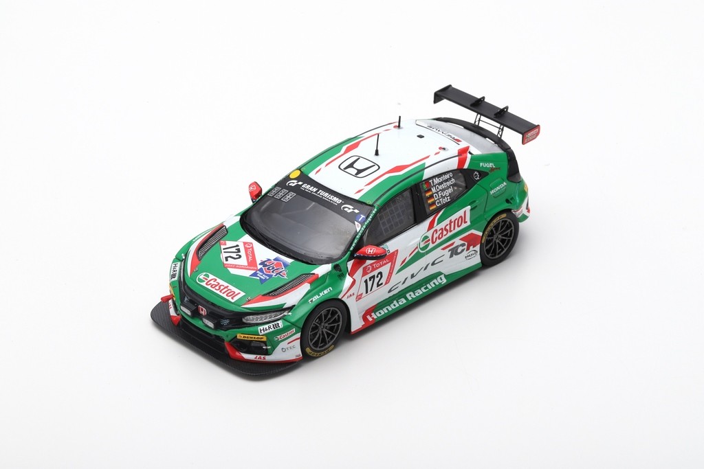 Spark 1:43 Model Car Die Cast Honda Civic TCR Winner 24H