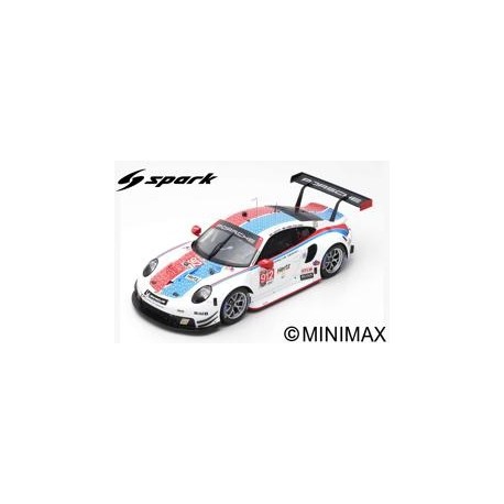 SPARK 18US007 PORSCHE 911 RSR N°912 Porsche GT Team 3ème GTLM Class 24h Daytona 2019 E.Bamber-L.Vanthoor-M.Jaminet (300ex)