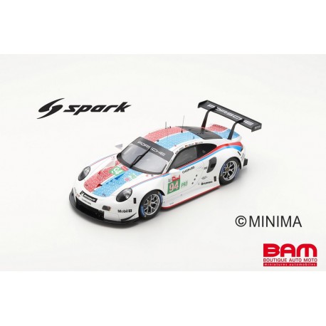 SPARK 18S437 PORSCHE 911 RSR N°94 Porsche GT Team 24H Le Mans 2019 S. Müller - M. Jaminet - D. Olsen (1/18)