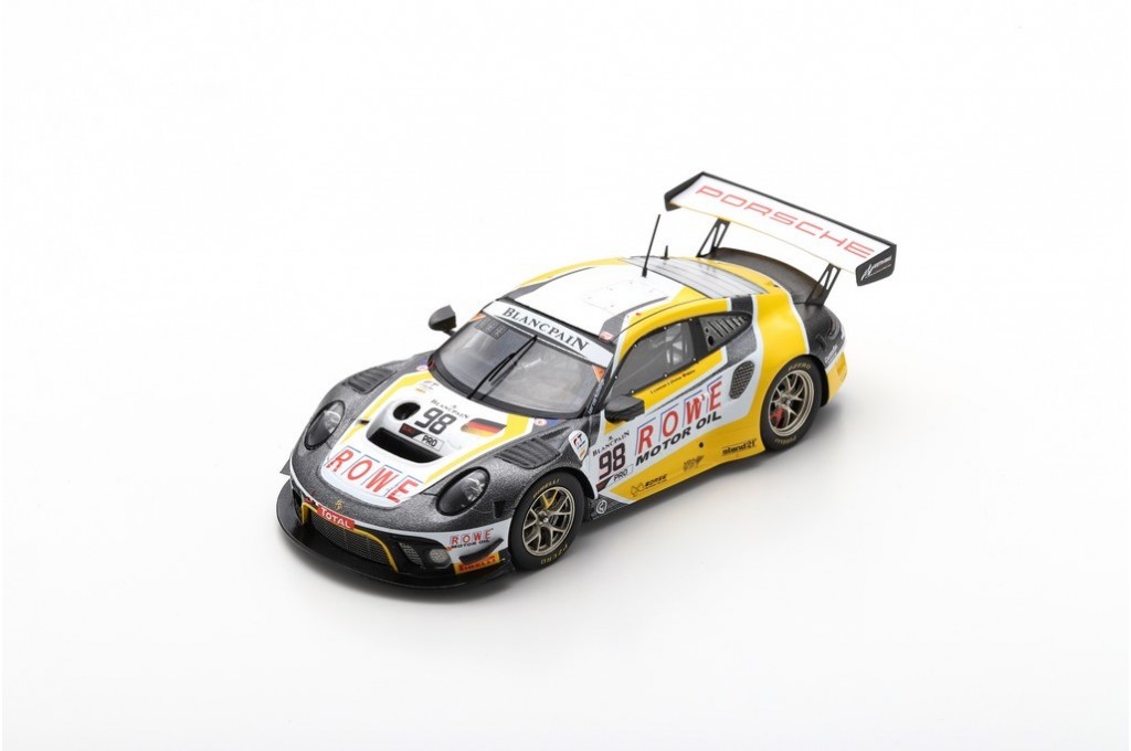 Spark SB254 Porsche 911 GT3R #98 'Rowe Racing' 5th 24H Spa 2019-1/43 Scale 