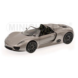 MINICHAMPS 110060030 PORSCHE 918 SPYDER 2011 GRIS METAL 1.43