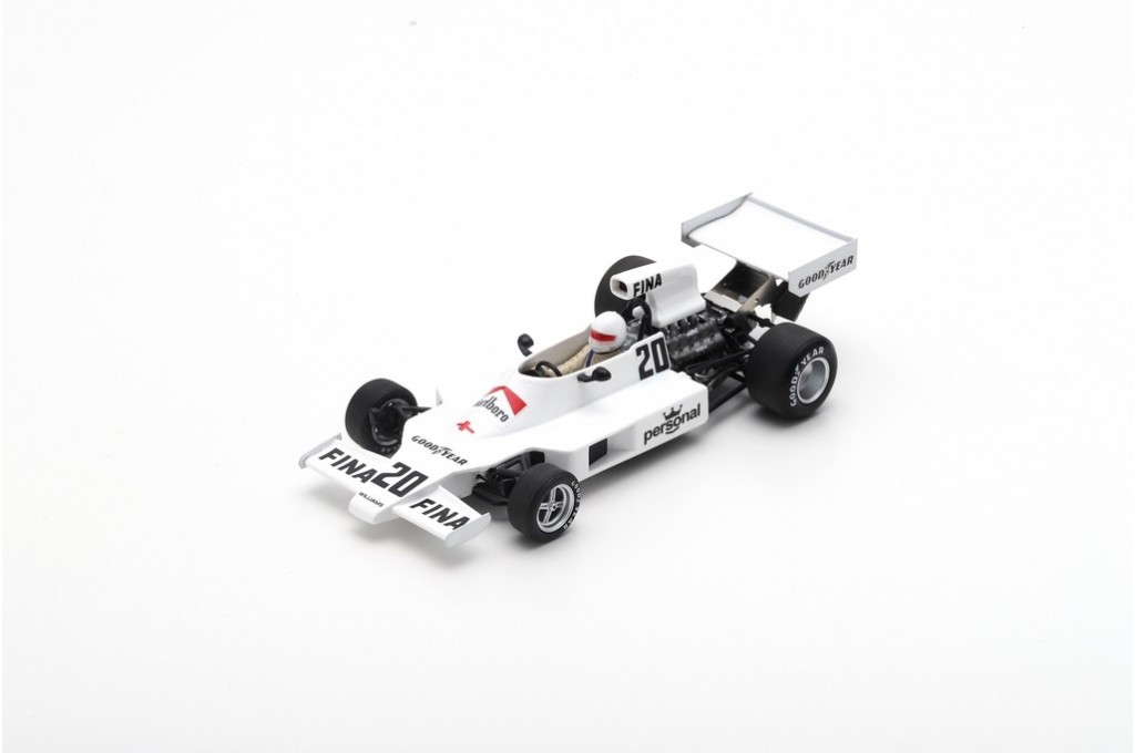 Miniature Spark 1/43 Williams FW N°20 GP Suède 1975 - Damien Magee (prévente)