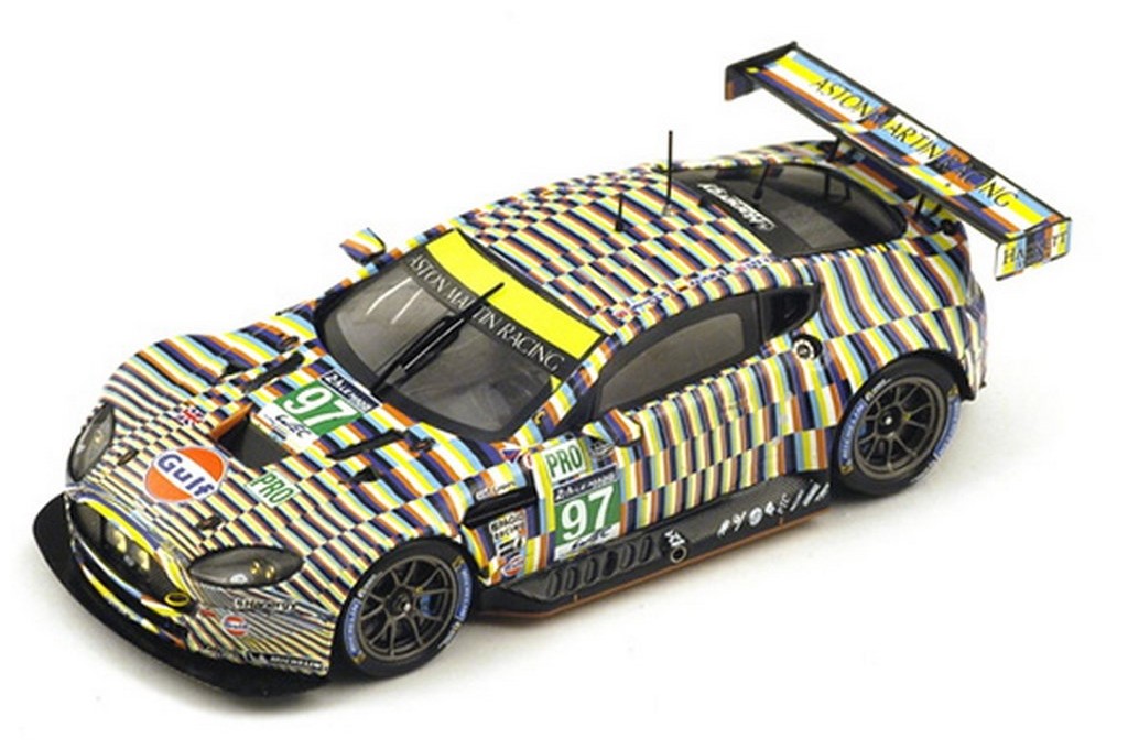 Spark 1/43 S4666 – Aston Martin Vantage #97 – 24 Heures Mans 2015 Art Car – RARE