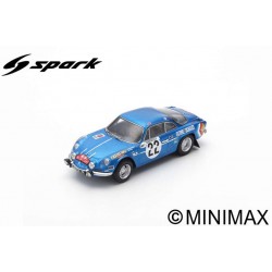 SPARK S6110 ALPINE A110 No.22 Monte Carlo Rally 1971-J-C. Andruet - M. Vial