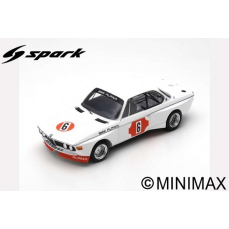 SPARK 18S414 BMW 3.0 CSL N°6 Vainqueur 4H Monza 1973 N. Lauda - B. Muir