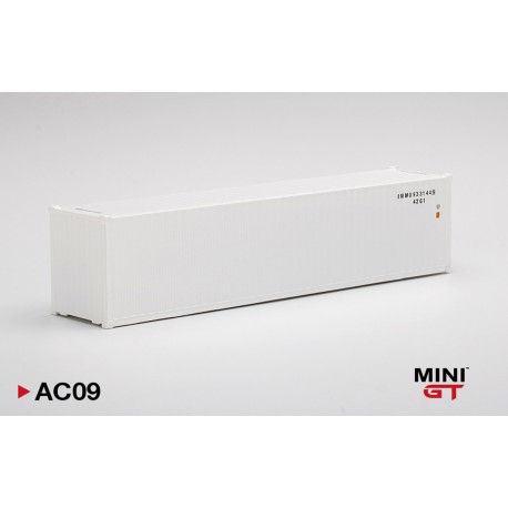MINIGT AC09 Container 40' BLANC" (1/64)