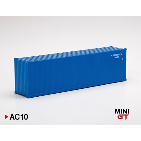 MINIGT AC10 Container 40' BLEU" (1/64)