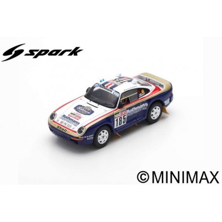 SPARK S7817 PORSCHE 959 N°185 Paris Dakar 1985 - J. Ickx - C. Brasseur