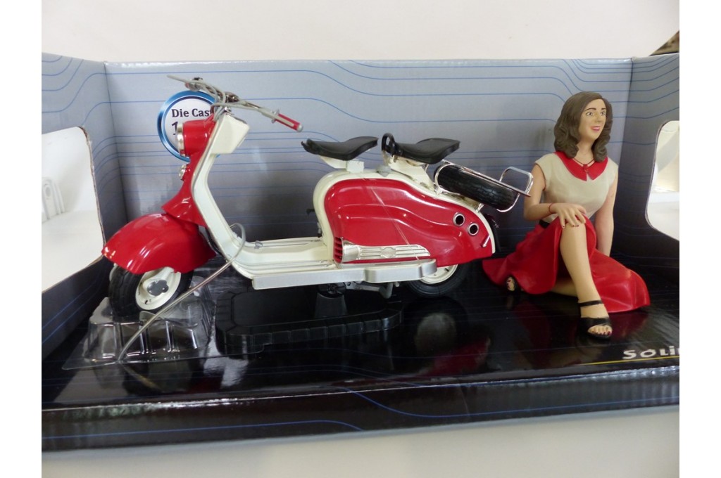 Solido 110005 Lambretta Ld 125 1956 Pin Up 1 10 Boutique Auto Moto Spark