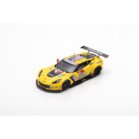 SPARK S7928 CHEVROLET Corvette C7.R N°63 Corvette Racing 24H Le Mans 2019 J. Magnussen - A. García - M. Rockenfeller 1,43