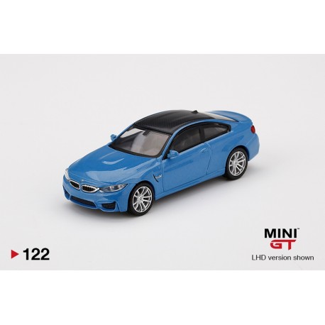 MINI GT MGT00122-L BMW M4 (F82) Yas Marina Blue Metallic