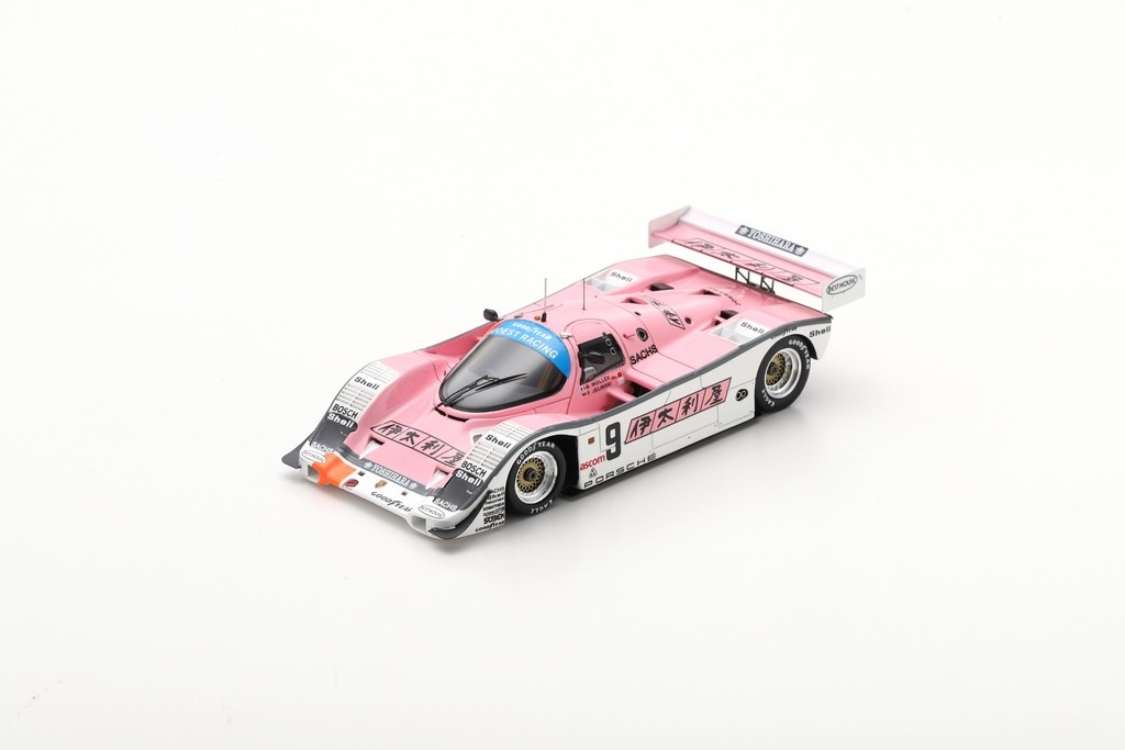 Spark 1/43 ミニカー Porsche 962 1989 TIC TAC 1000km spa No.17 - レーシングカー