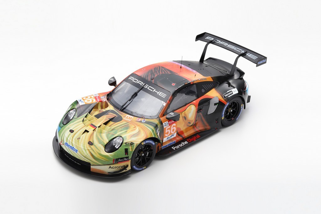 Miniature Spark 1/43 - Porsche 911 RSR N°56 - Vainqueur LMGTE Am Aux 24H Du Mans 2019 (Prévente)