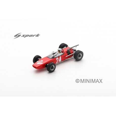 SPARK SF177 MCLAREN M4A N°24 2ème Grand Prix de Rouen F2 1967-Bruce McLaren (300ex)