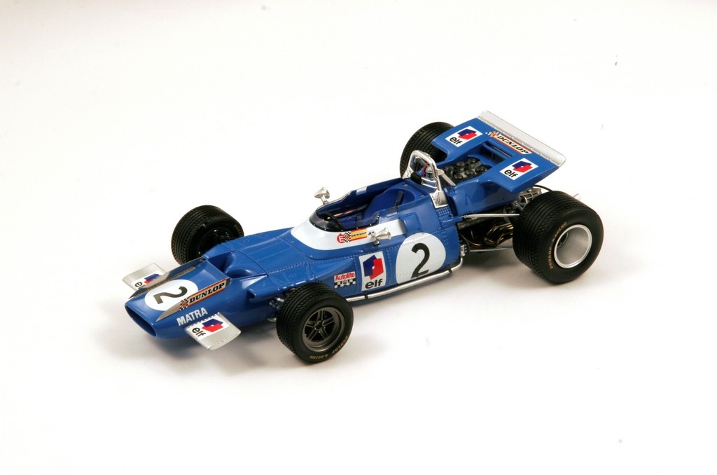 SPARK 18S066 MATRA MS80 N°2 1er GP F1 France 1969 (1/18