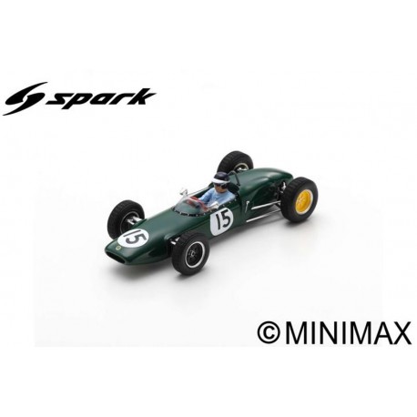 SPARK S7118 LOTUS 21 N°15 3ème GP Pays-Bas 1961 Jim Clark