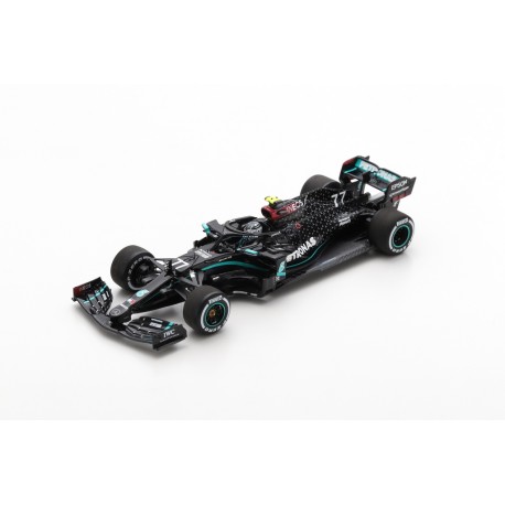 SPARK S6466 MERCEDES-AMG F1 W11 EQ Performance N°77 Mercedes-AMG Petronas Formula One Team Vainqueur GP Autriche 2020 