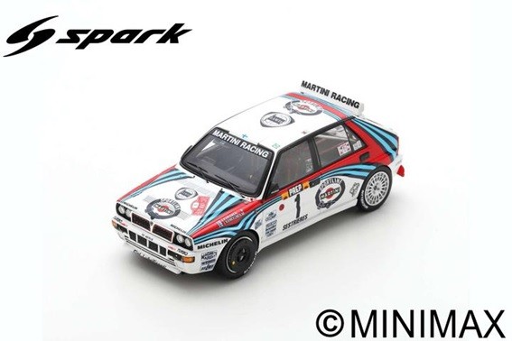 Spark S9009 Lancia Delta HF Integrale 16V N°1 Rallye France 1991 1/43 Neuve