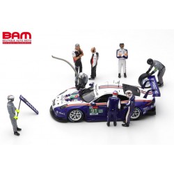 SPARK 43AC012 Set 8 Figurines - Porsche 911 RSR N°91 Le Mans 2018 
