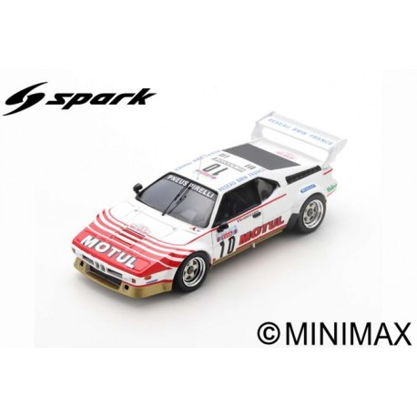 SPARK SF144 BMW M1 N°10 Tour de Corse 1982 Bernard Darniche - Alain Mahé (300ex)